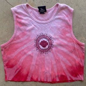 2004 Vintage Harley Davidson Crop Top
